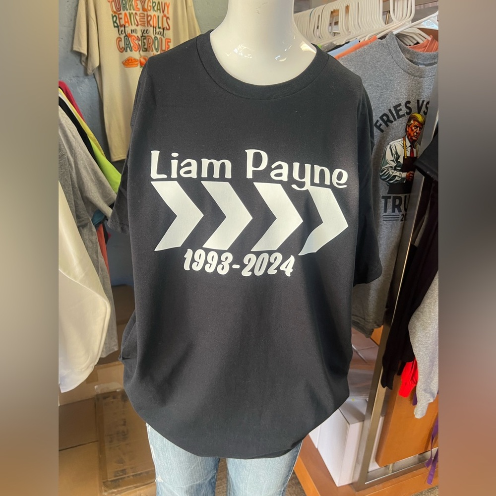 - Brand new unisex, T-shirt, Liam Payne, in memory tattoo